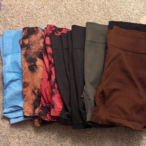 Colorful Workout Bottoms Set